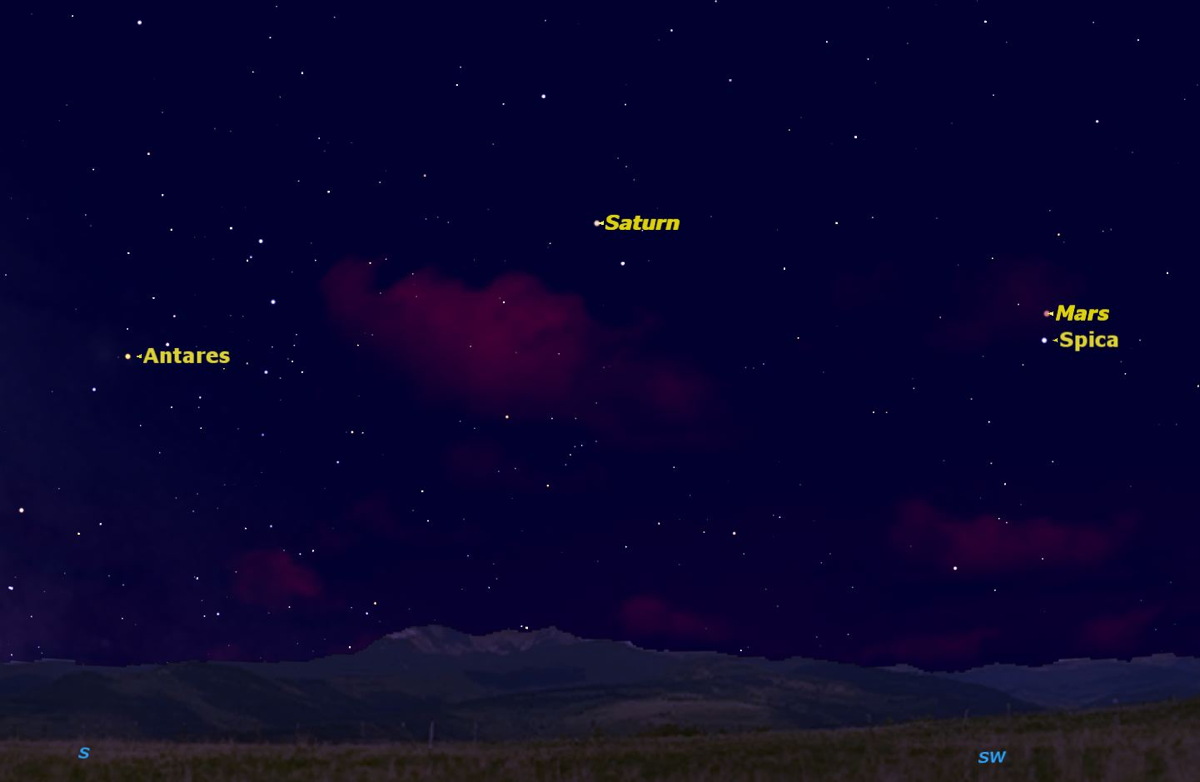 Weekend Stargazing: Mars, Mercury, and Spica (Oh My!)